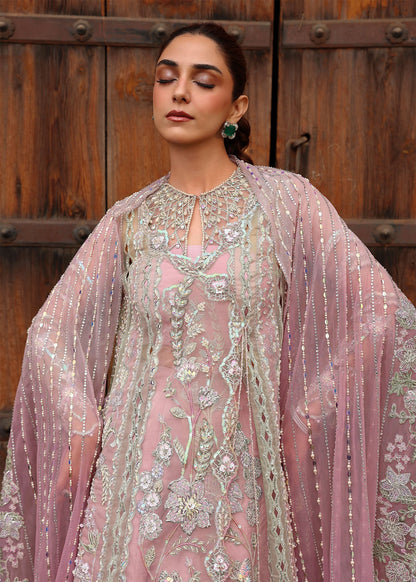 TILSAM | Lilac Sequinned & Adda Work Embroidered Unstitched Suit | TILSAM