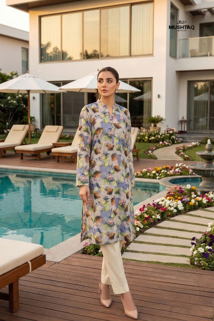 2Pcs Unstitched Printed Lawn Collection Desgin - 4