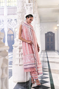 Design 11A | Printed Embroidered Lawn Unstitched Suit with Cotton Net Dupatta