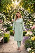 Mushtaq 2Pcs Stitched Printed Lawn Suit Zarnish Collection Desgin - 6