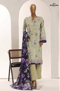 Mushtaq 3Pcs Stitched Printed Lawn Sadabahar Collection Desgin - 7