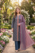 Mushtaq 3Pcs Unstitched Printed Lawn Suit Aiman Collection Desgin - 5
