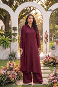 2Pcs Plain Unstitched Soft Cotton Suit Desgin - 7