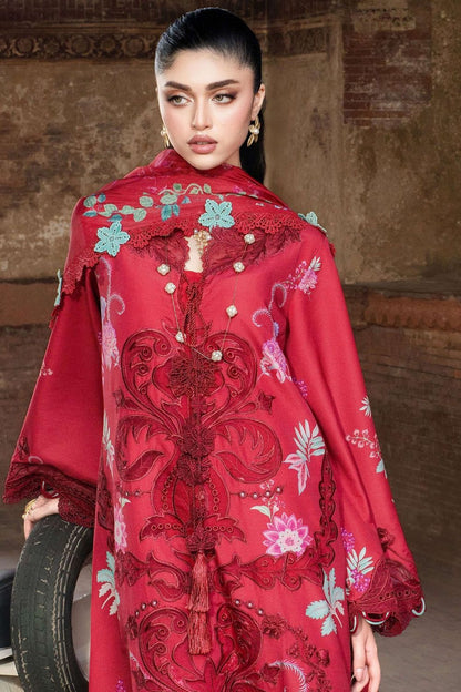 Saira * Shakira Bloom 3Pc Unstitched Embroidered Lawn Suit ZELIE 4-B