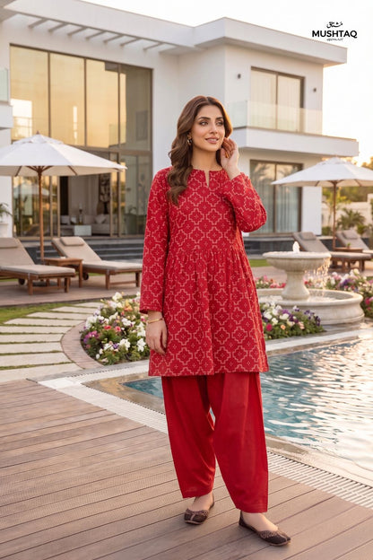 2Pcs Unstitched Printed Reet Lawn Collection Desgin - 6
