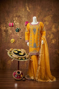 Zar Mehndi Bridal Wear by MCS Unstitched Handmade Organza Mehndi Wear Collection