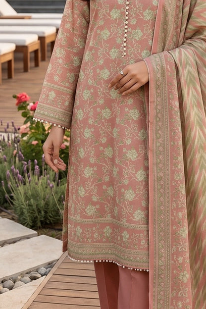 Mushtaq 3Pcs Unstitched Printed Lawn Poshak Collection Desgin - 6