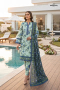 Mushtaq 3Pcs Unstitched Printed Lawn Naari Collection Desgin - 7