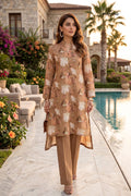 2Pcs Unstitched Printed Inaya Lawn Collection Desgin - 1