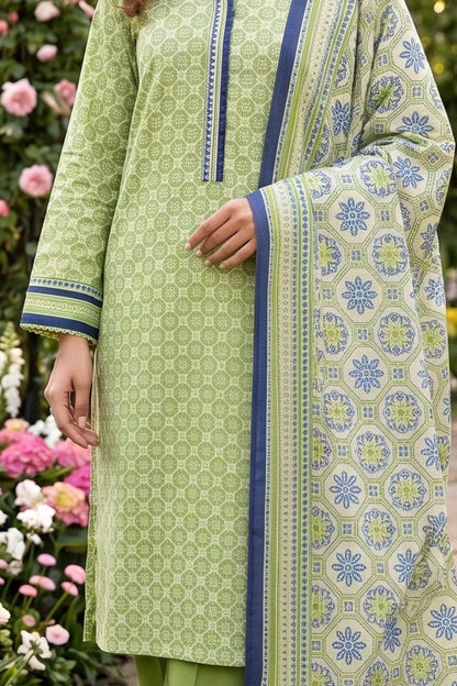 Mushtaq 3Pcs Unstitched Printed Lawn Suit Aiman Collection Desgin - 7