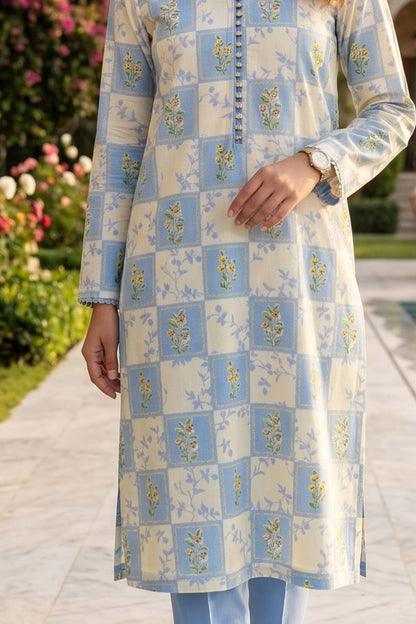 2Pcs Unstitched Printed Inaya Lawn Collection Desgin - 7