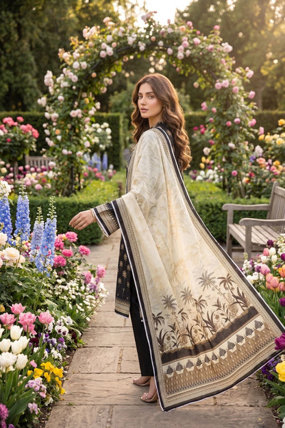 Mushtaq 3Pcs Unstitched Printed Lawn Suit Aiman Collection Desgin - 8