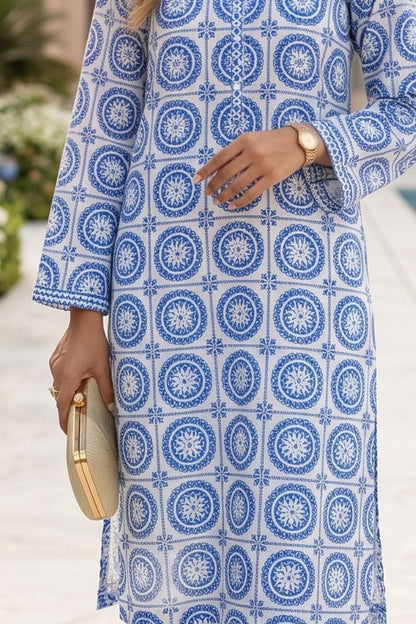 2Pcs Unstitched Printed Inaya Lawn Collection Desgin - 9
