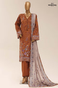 Mushtaq 3Pcs Stitched Printed Lawn Sadabahar Collection Desgin - 15