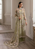 Sparkle Cascade | Pistachio Green 4-Piece Unstitched Suit | SPARKLE-CASCADE