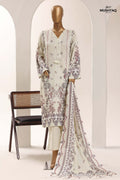 Mushtaq 3Pcs Stitched Printed Lawn Sadabahar Collection Desgin - 2