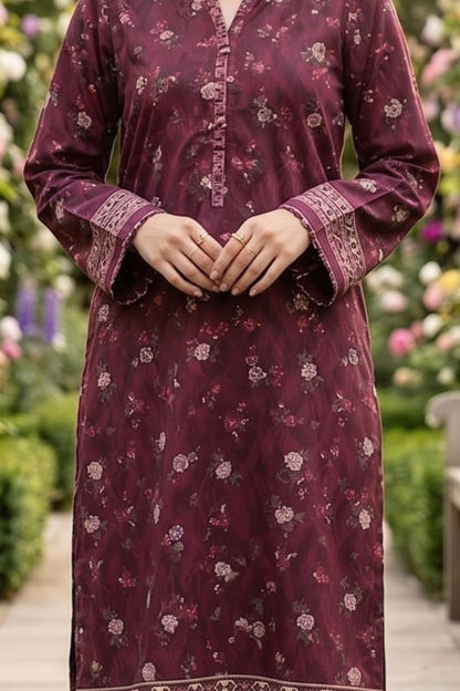2Pcs Unstitched Printed Naaz Lawn Collection Desgin - 1