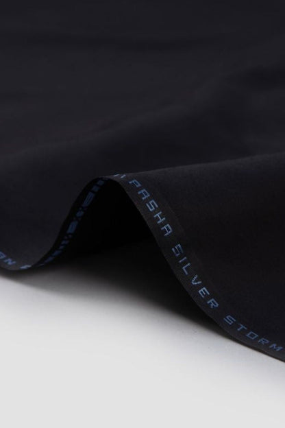 Silver Storm | Premium White Latha Cotton Fabric | SILVER-STORM