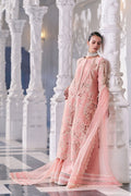 Design 5B | Laser Embroidered Lawn Unstitched Suit with Net Dupatta