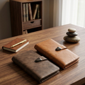 Men’s Large Capacity Leather Wallet | Zipper Closure | Multiple Card Slots | Stylish & Durable Bifold Design | Camel Brown