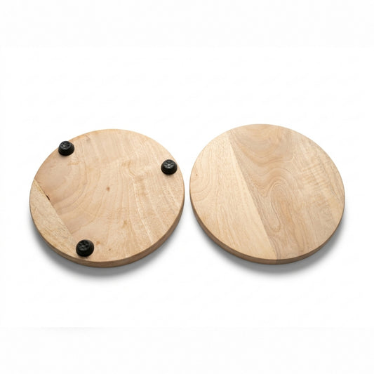 White Wooden Patra Board – 11 Inch Roti, Chapati & Paratha Making Base
