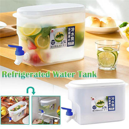 Cold Kettle with Faucet Refrigerator Fruit Teapot Summer Household Lemonade Bottle Large Capacity Ice Water Cool Bucket