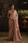 Sari Edit | Embroidered Jamawar Bodice & Tussar Silk Saree | A2506