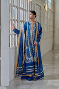 Design 8A | Embroidered Lawn Unstitched Suit with Chiffon Dupatta