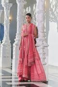 Design 8B | Embroidered Lawn Unstitched Suit with Chiffon Dupatta