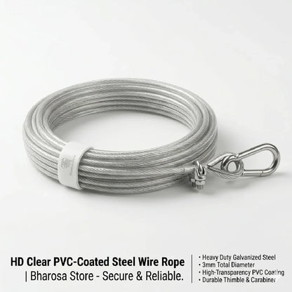 Stainless Steel Wire PVC Coated with Connectors