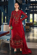 Maria B 3 Pc Unstitched Embroidered Jacquard Lawn Suit EL-26-05