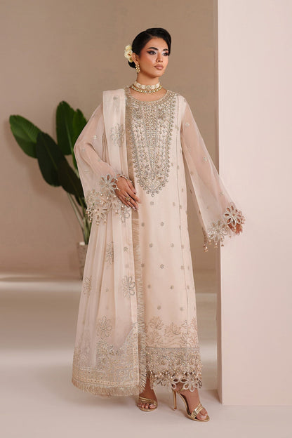 Mika | Hand-Embroidered Bamber Chiffon Suit with Raw Silk Trousers | MIKA