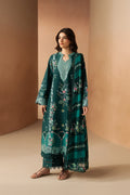 Afrozeh 3 Pc Unstitched Embroidered & Printed Lawn Suit Halo