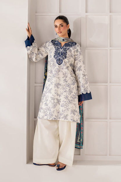 Xenia Formals 3 Pc Unstitched Embroidered Lawn Suit KYMA