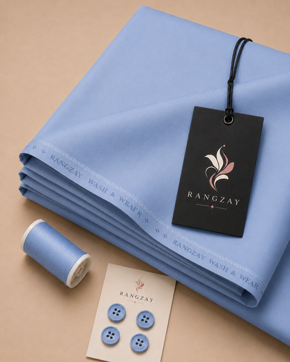 Sky Blue Wash & Wear