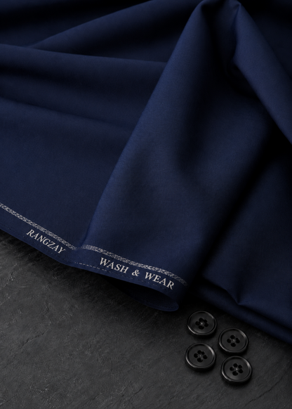 Navy Blue Wash & Wear