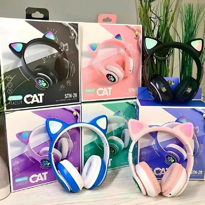 Cat Headphones RGB Light New Stock TypeC Charging