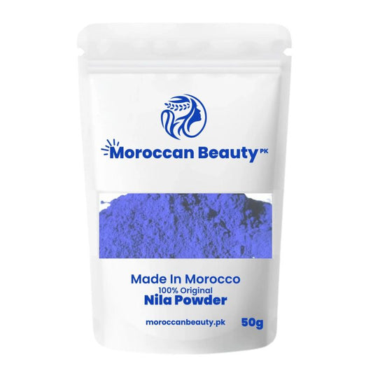 Moroccan Beauty Blue Nila Powder 50g | Skin Whitening, Anti-Inflammatory & Hydrating