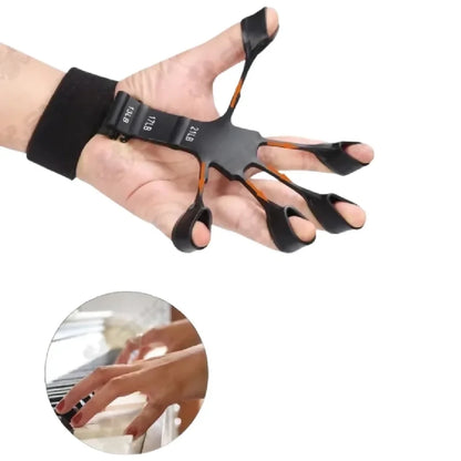 Adjustable Hand Grip Strengthener Finger Exerciser - Hand Therapy Trainer Grip Strength Trainer for Fitness Rehabilitation - Arthritis Relief