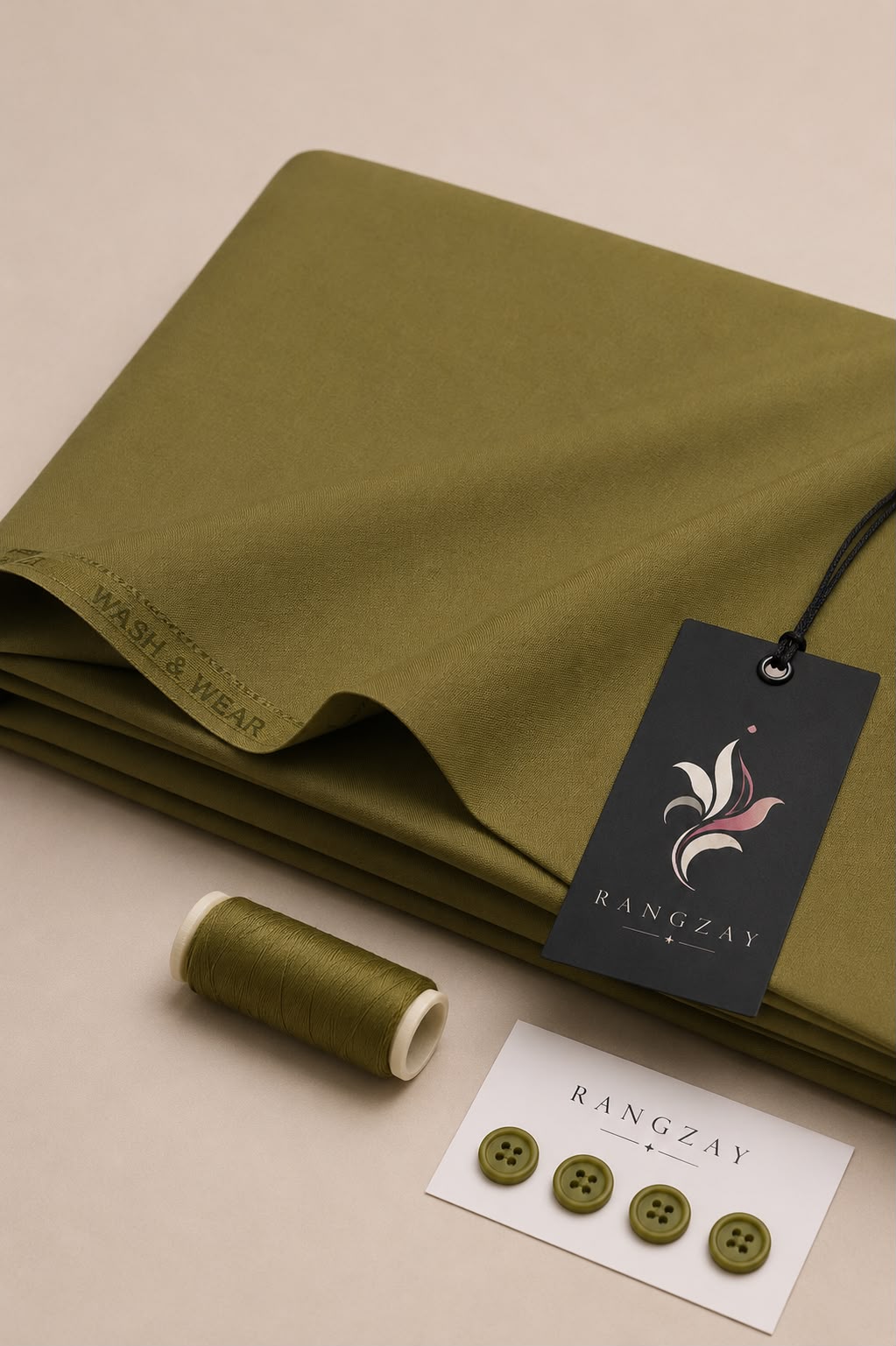 Army Green Wash & Wear