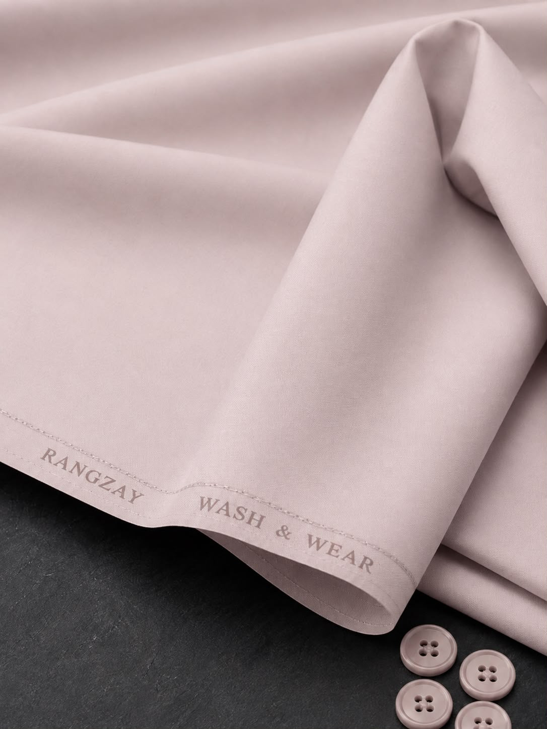 Mauve Grey Wash & Wear