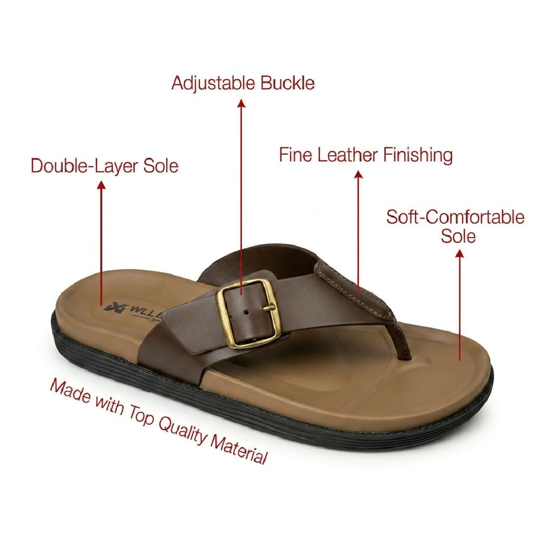 Men Orthopedic Soft Comfortable Chapple Adjustable Buckle Non Slip Slides
