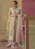 RANGOLI | Ivory Sequinned & Foil Embellished Unstitched Suit | RANGOLI