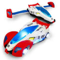 Battleship Space Car Deformation to Plane with Light and Music tittle yeh dal dena