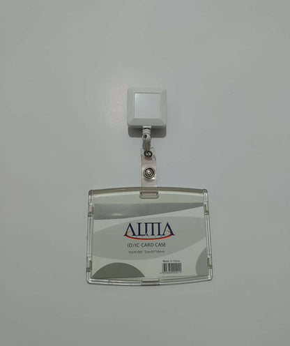 Retractable ID Card Holder