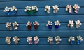 Crystal Flower Korean Earrings – Elegant Floral Design | Crafted To Perfection With Dazzling Crystal Petals That Catch Every Light Beautifully - PJT986 - Blue
