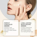 Kashees Eventone High Coverage Foundation – Full Coverage Matte Creamy Foundation for Flawless Skin – Lightweight, Long-Lasting (24H) Makeup Base for All Skin Types – Bridal, Party &amp; Daily Wear - 20ml - Ivory