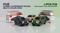 J iPOK PU8 Wireless SUV Car Speaker 10W Super Bass And Multi Color LED Lights
