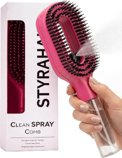 Foreign Trade Hot Selling Styrahair Spray Comb Multi Functional Hair Smoothing Comb Anti Fly Hair Anti Static Massage Comb