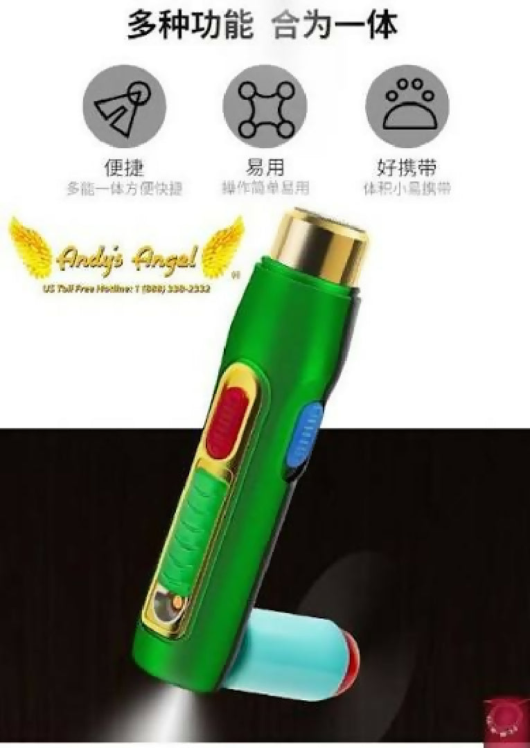 4D Shaver 5 in 1 Shaver and Lighter USB Fan Torch Light